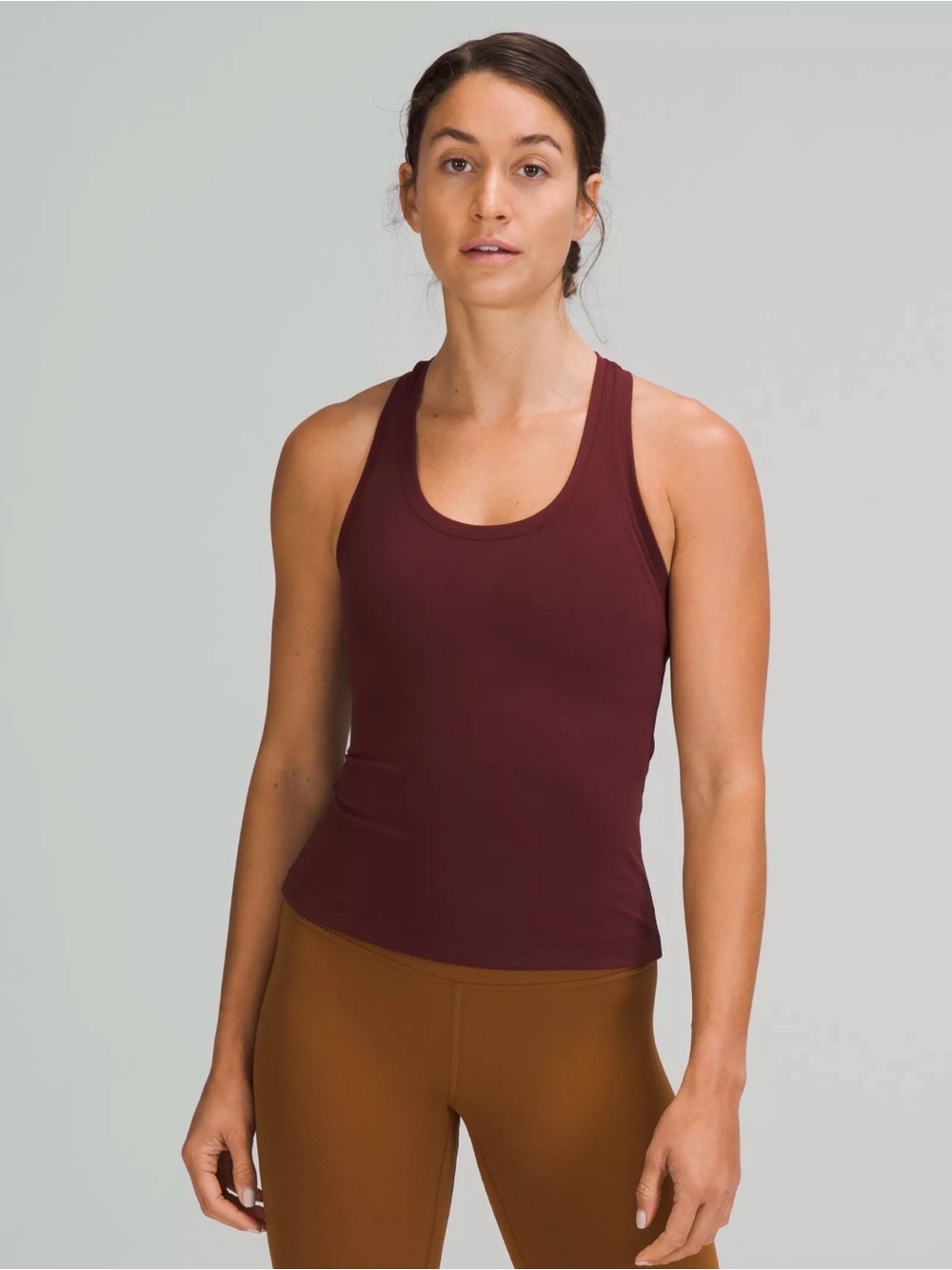 NWOT Lululemon burgundy tank